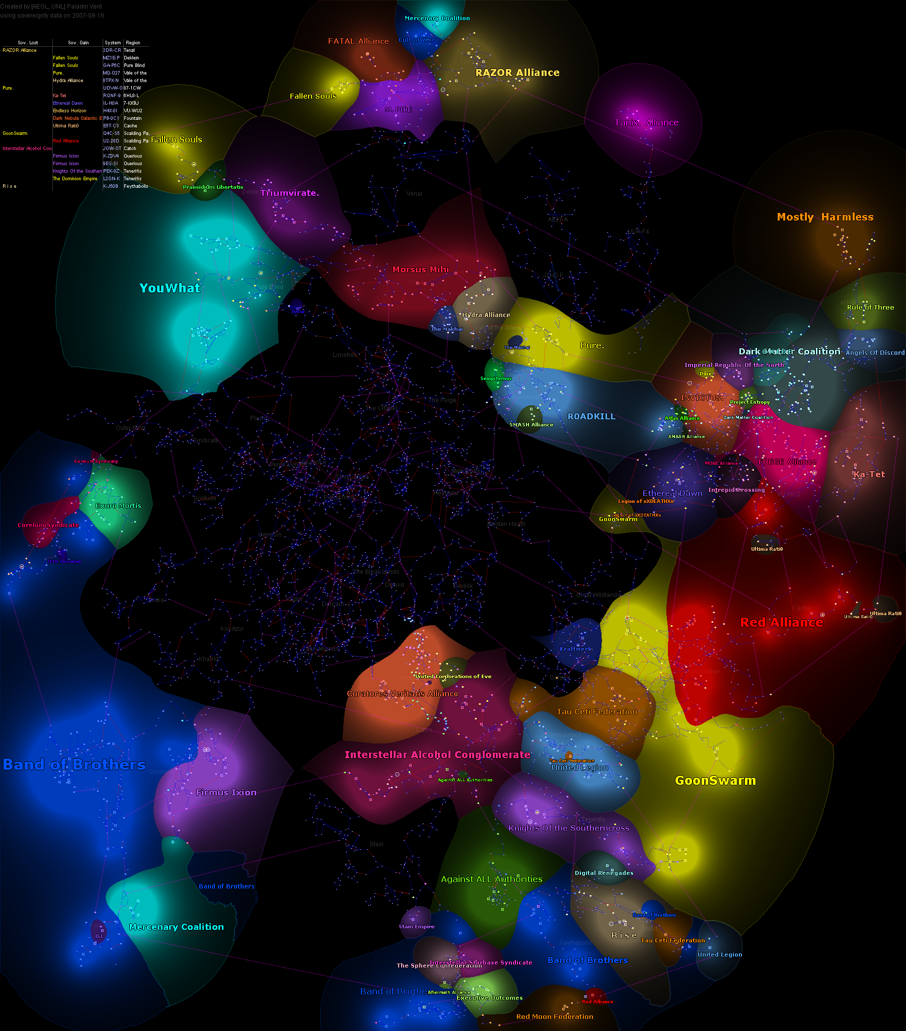 Eve Online Printable Map